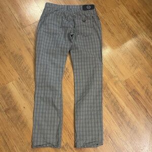 Armani Jeans Vintage Plaid Chinos 29”x 31 Men’s